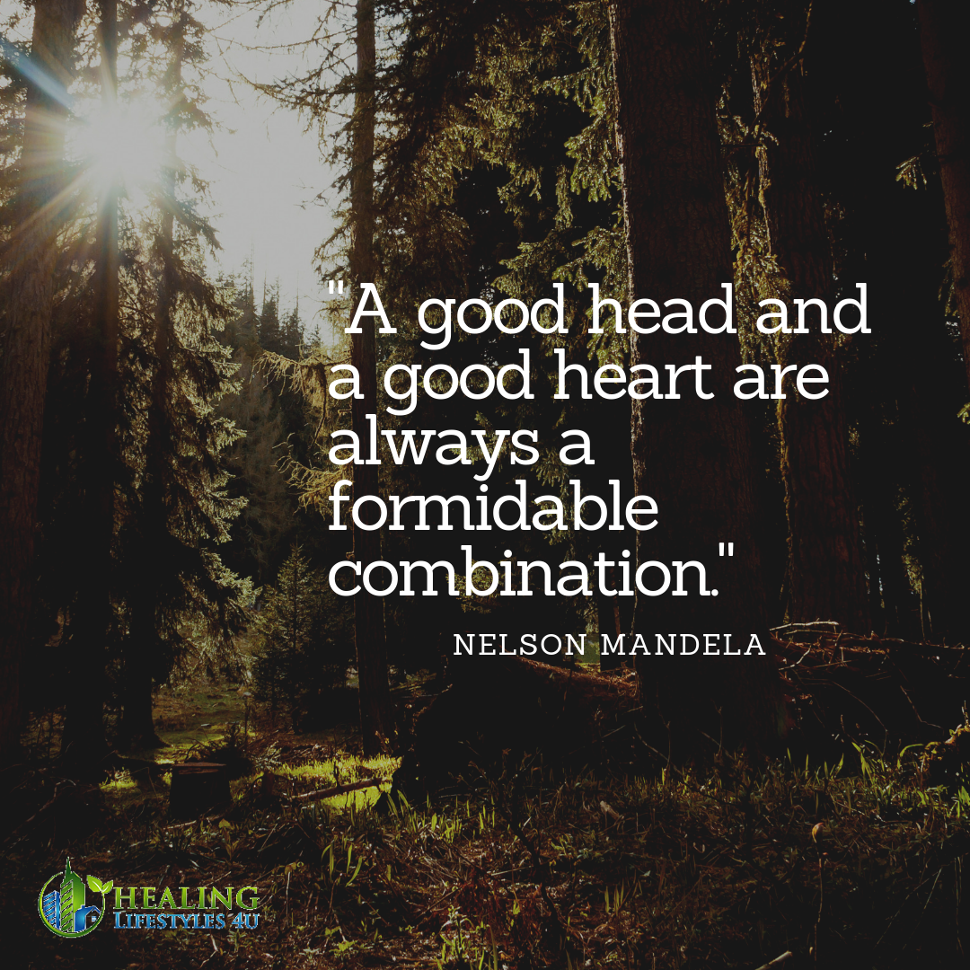 Nelson Mandela quote: A good head and good heart are always a formidable