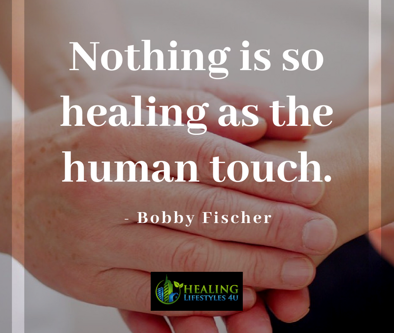 Nothing is so healing as the human touch