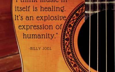 I think music in itself is healing. It’s an explosive expression of humanity.