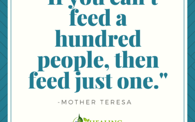 If you can’t feed a hundred people, then feed just one