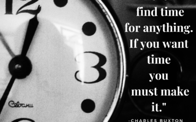 You will never find time for anything. If you want time you must make it